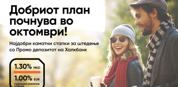 Промо депозит на Халкбанк – вистинската одлука за штедење